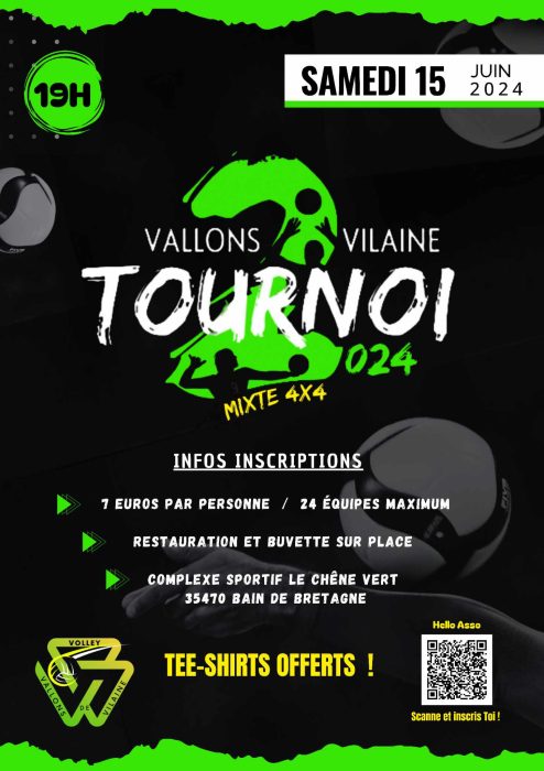 Tournoi Volley 15 juin 2024